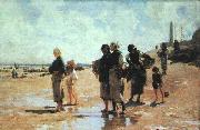 John Singer Sargent Oyster Gatherers of Cancale China oil painting reproduction